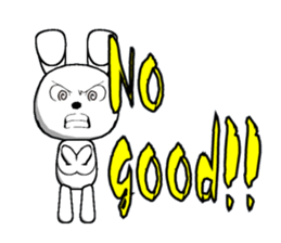 11th edition white rabbit expressive sticker #772337