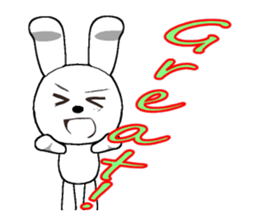 11th edition white rabbit expressive sticker #772340