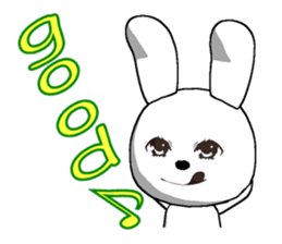 11th edition white rabbit expressive sticker #772344