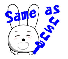 11th edition white rabbit expressive sticker #772346