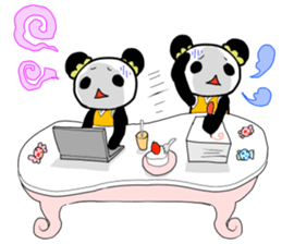 azu giant panda sticker #773603