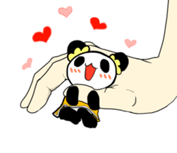 azu giant panda sticker #773613