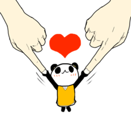 azu giant panda sticker #773623