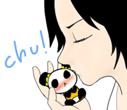 azu giant panda sticker #773630