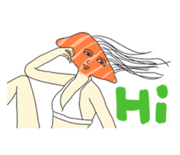 streaking sashimi sticker #773808