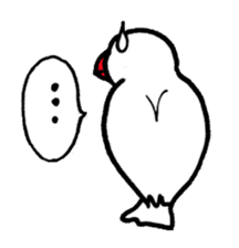 "Daily Java sparrow" With bird 02 sticker #774611