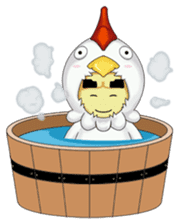 Nuba: The Funniest Chicken Suit Boy sticker #775171