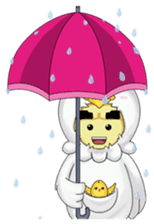 Nuba: The Funniest Chicken Suit Boy sticker #775178