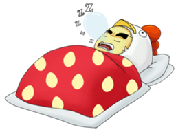 Nuba: The Funniest Chicken Suit Boy sticker #775190