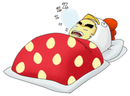 Nuba: The Funniest Chicken Suit Boy sticker #775190