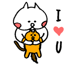 Fluffy Cat of FUNA sticker #775531