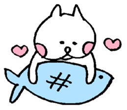 Fluffy Cat of FUNA sticker #775537