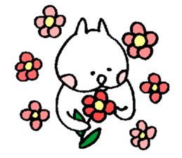 Fluffy Cat of FUNA sticker #775544