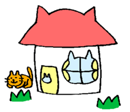 Fluffy Cat of FUNA sticker #775545