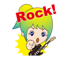 Rock Girl sticker #775711