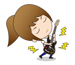 Rock Girl sticker #775712