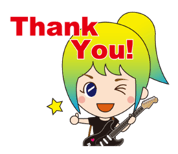 Rock Girl sticker #775718