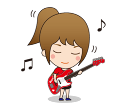Rock Girl sticker #775736