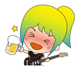 Rock Girl sticker #775741