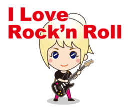 Rock Girl sticker #775743