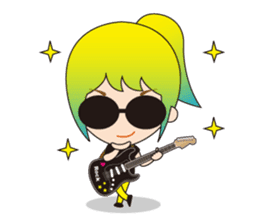 Rock Girl sticker #775748
