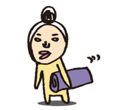 Yoga lovers Yogini stickers vol.01 sticker #775758