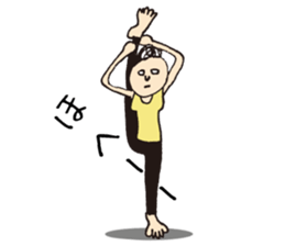 Yoga lovers Yogini stickers vol.01 sticker #775778