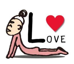 Yoga lovers Yogini stickers vol.01 sticker #775786