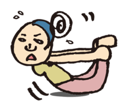 Yoga lovers Yogini stickers vol.01 sticker #775790