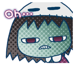 Horror girl Hebilotte (English version) sticker #776045