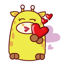 QQ Giraffes sticker #777432