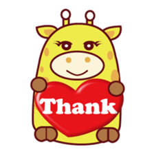 QQ Giraffes sticker #777434