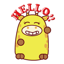 QQ Giraffes sticker #777439