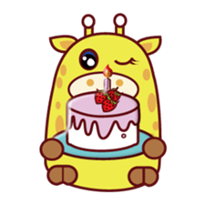 QQ Giraffes sticker #777440