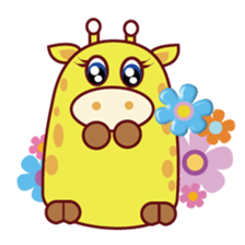QQ Giraffes sticker #777444