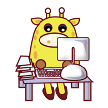 QQ Giraffes sticker #777447
