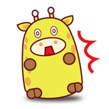 QQ Giraffes sticker #777452