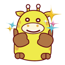 QQ Giraffes sticker #777454