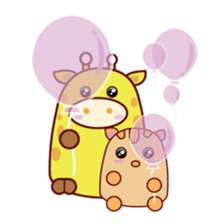 QQ Giraffes sticker #777463