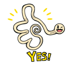 Parasitic Worms sticker #778019