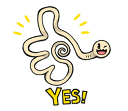 Parasitic Worms sticker #778019