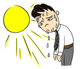 Don't rely on me! I'm a fresh salaryman! sticker #778255