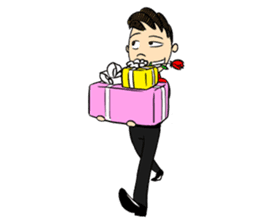 Don't rely on me! I'm a fresh salaryman! sticker #778267