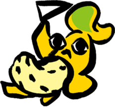 Great knights love to eat big bananas. sticker #778472