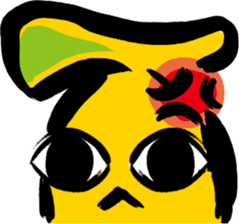 Great knights love to eat big bananas. sticker #778473