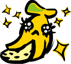 Great knights love to eat big bananas. sticker #778478