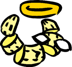 Great knights love to eat big bananas. sticker #778483