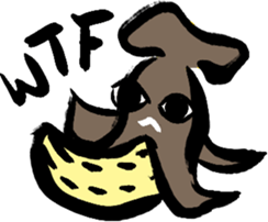 Great knights love to eat big bananas. sticker #778487