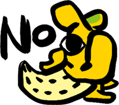 Great knights love to eat big bananas. sticker #778490