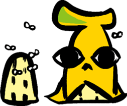 Great knights love to eat big bananas. sticker #778495